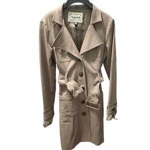 Sugarfly Taupe Trench Coat with Belt